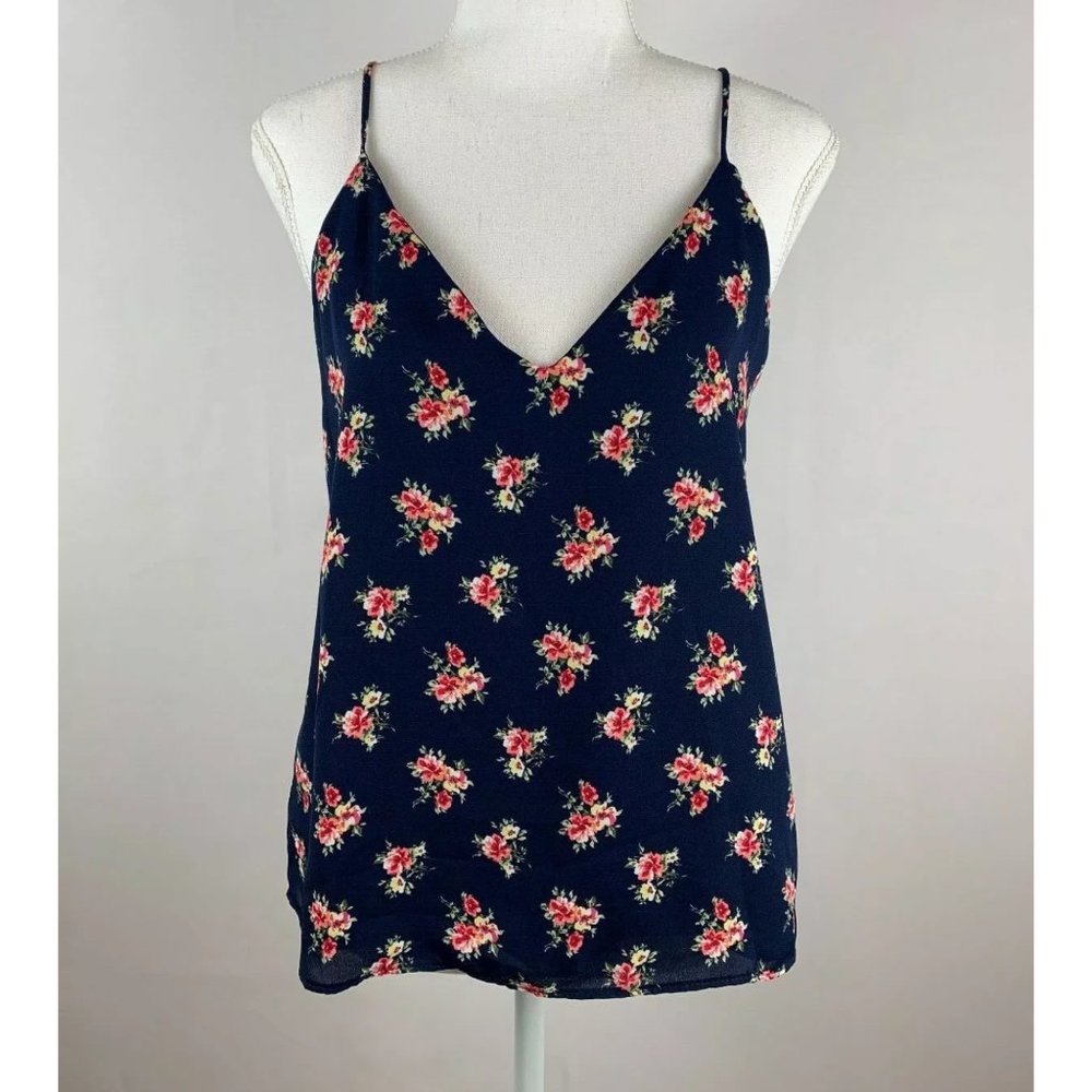 SOCIALITE V Neck Cami Floral Tank Top